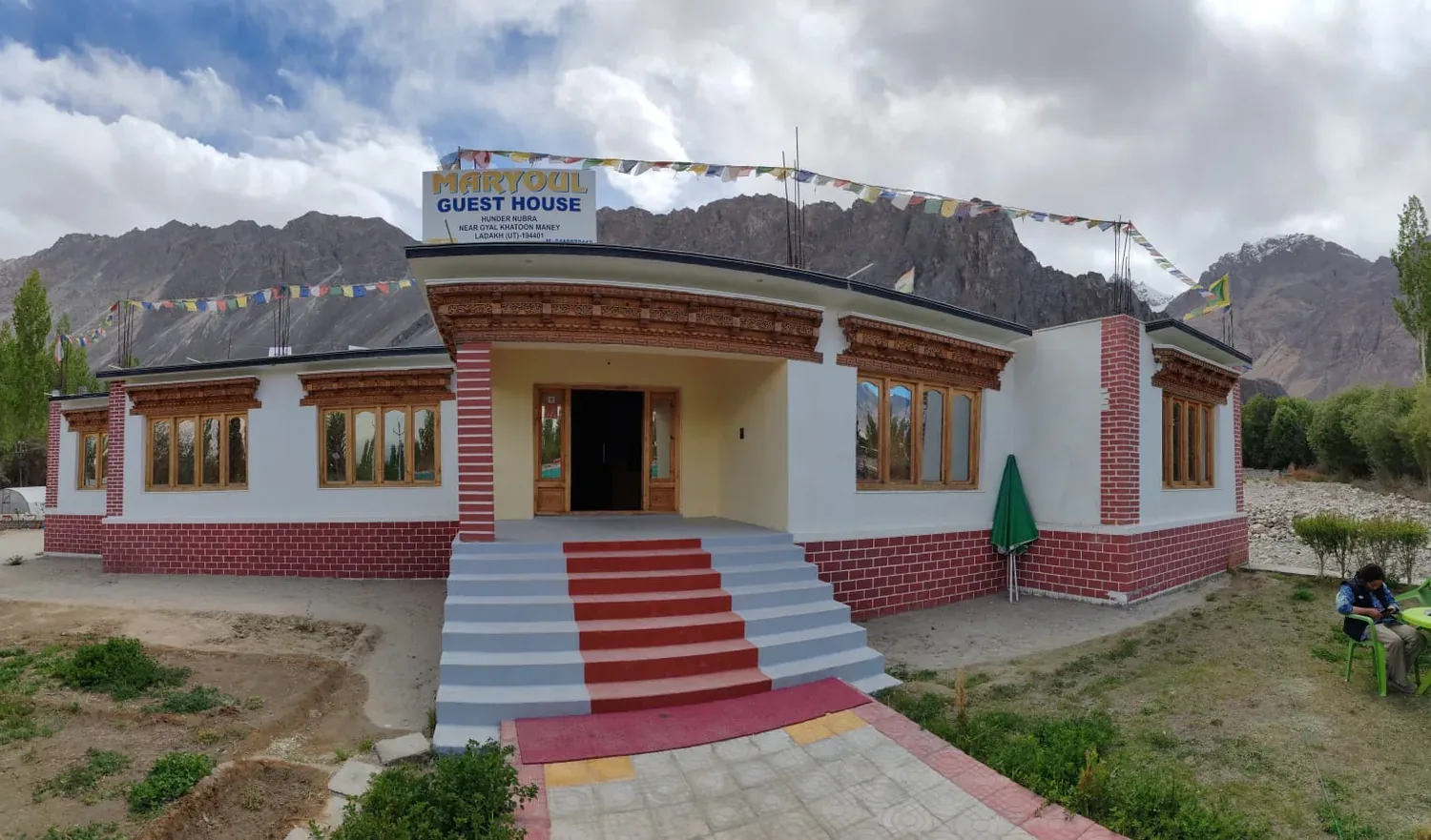 Front entrance of Maryoul Guest House